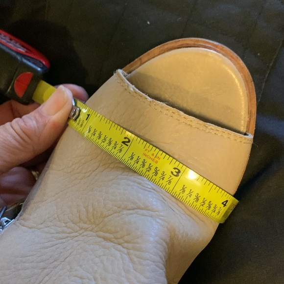 DOLCE VITA Leather Port Booties open toe Taupe 6.5 - Picture 12 of 14